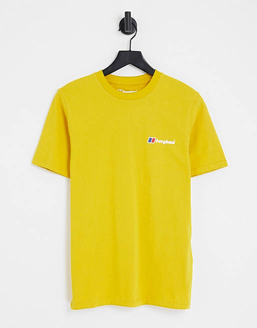Berghaus - Classic - T-shirt met logo in geel 