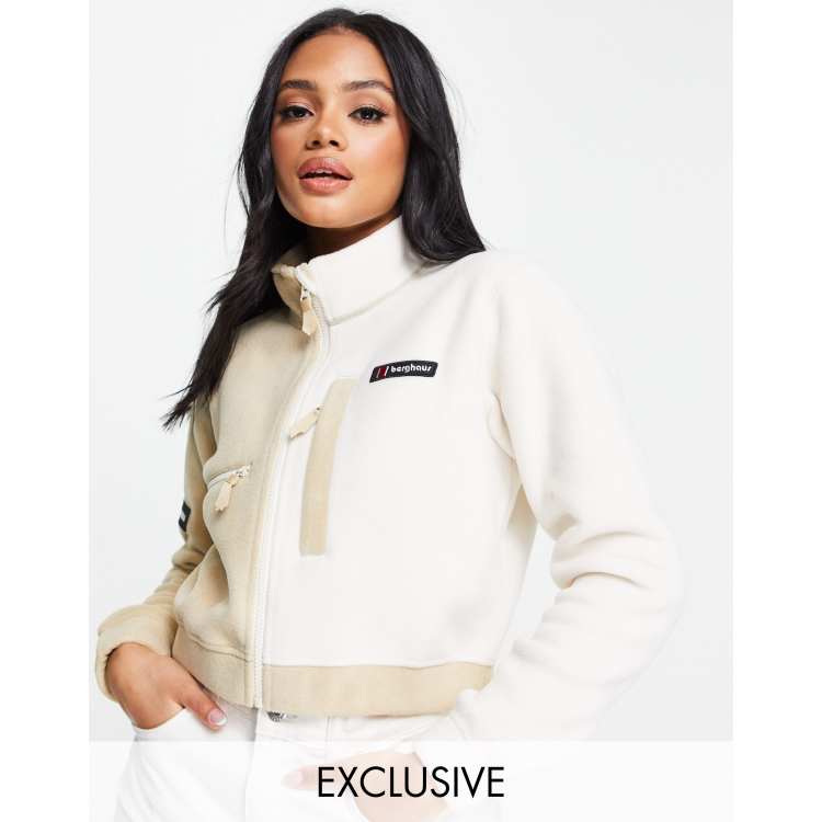 Berghaus Co ord cropped fleece in beige Exclusive at ASOS