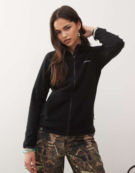 Berghaus Combination_clothing women's prism 2.0 micro interactive polartec fleece in black - view 1