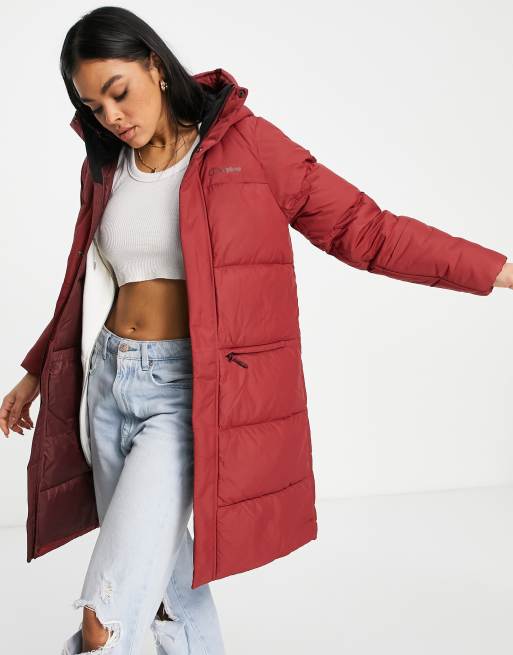 herten inspanning kijken Berghaus - Combust Reflect - Lange jas in rood | ASOS