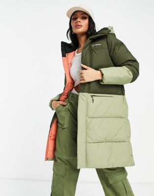 Berghaus Combust Reflect long jacket in green