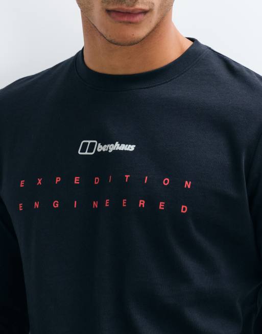 Berghaus Compass essential t-shirt in jet black, 4 of 5