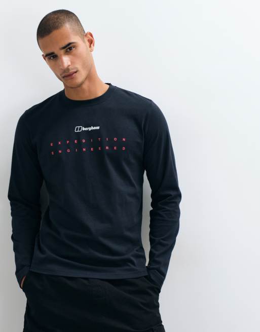 Berghaus Compass essential t-shirt in jet black, 5 of 5