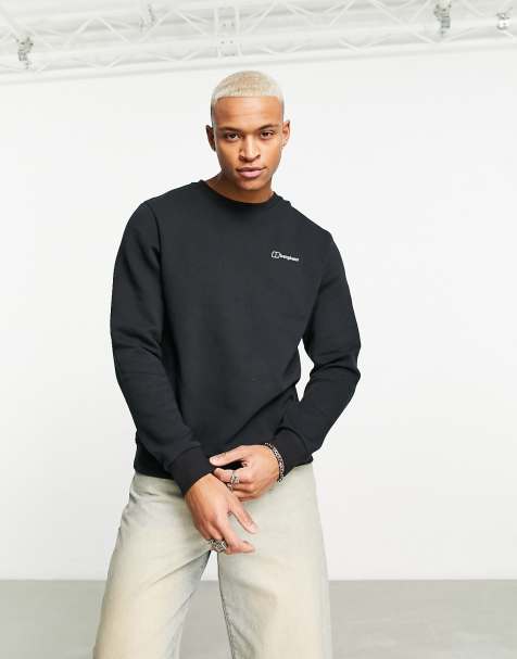 Berghaus crew sweatshirt with tonal logo in sand - view 1