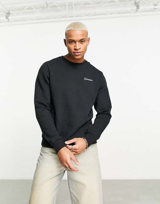 Berghaus crew sweatshirt with tonal logo in sand