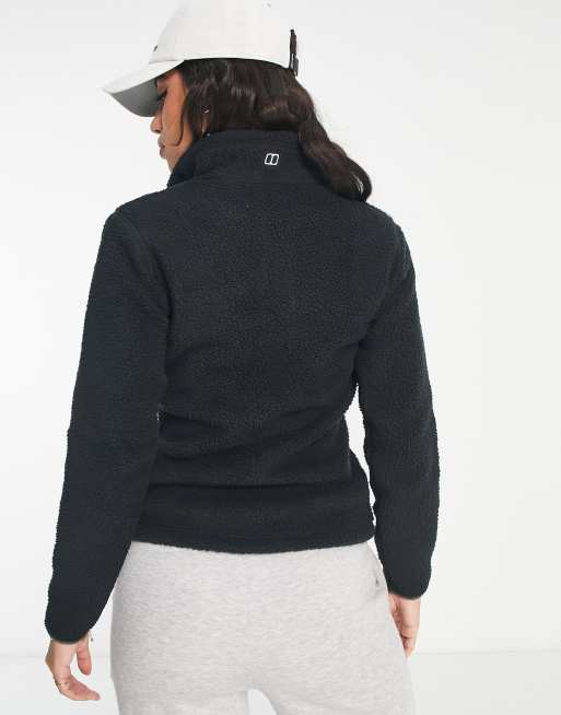 Berghaus - Darria - Polaire en sherpa à fermeture éclair partielle - Noir, 2 de 4