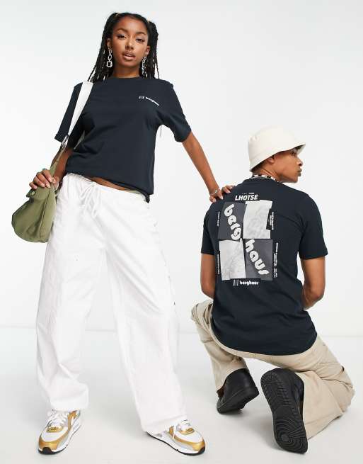 Berghaus - Dean Street Lhotse Zine - Unisex T-shirt met print op de achterkant in zwart