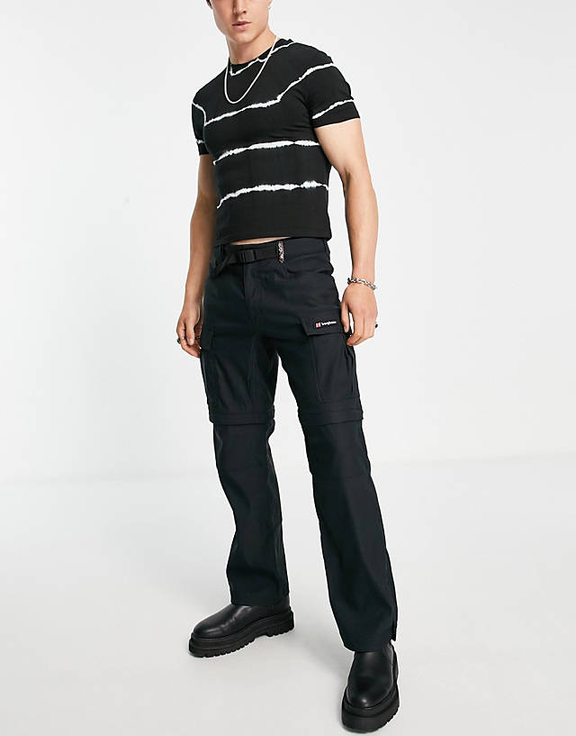 Berghaus - dean street unisex dolpa zip-off cargo pants in black