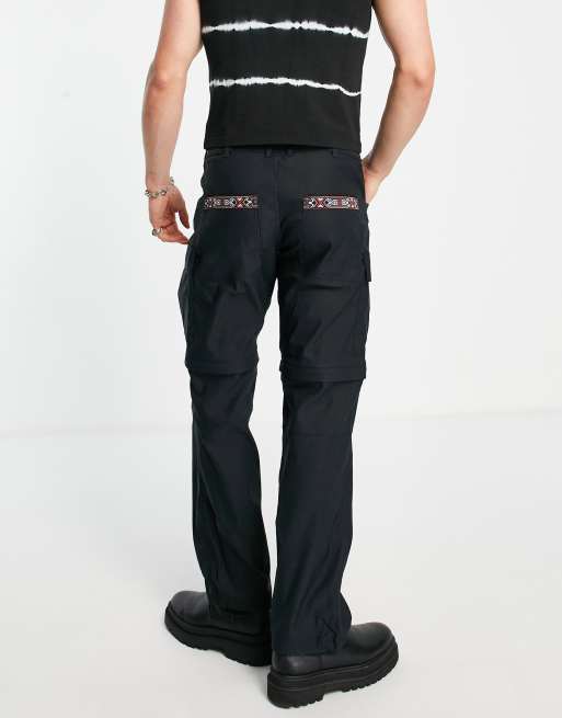 Berghaus Dean Street unisex Dolpa zip-off cargo pants in black