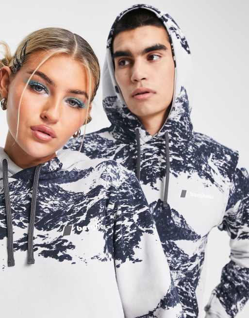 Id allover cheap print hoodie