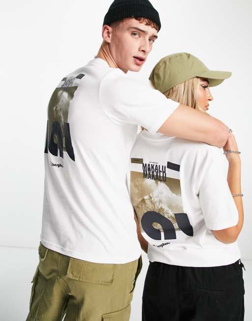 Berghaus Dean Street unisex Mountain Zine back print t-shirt in white