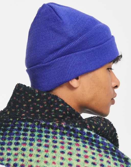Berghaus – Dean Street – Unisex-Strickmütze in Blau mit Retro-Aufnäher, 4 von 4