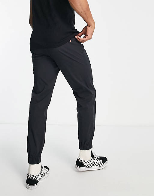 Dean Street Windpant Joggers unisex neri rétro anni 90 Asos Abbigliamento Pantaloni e jeans Pantaloni Joggers 
