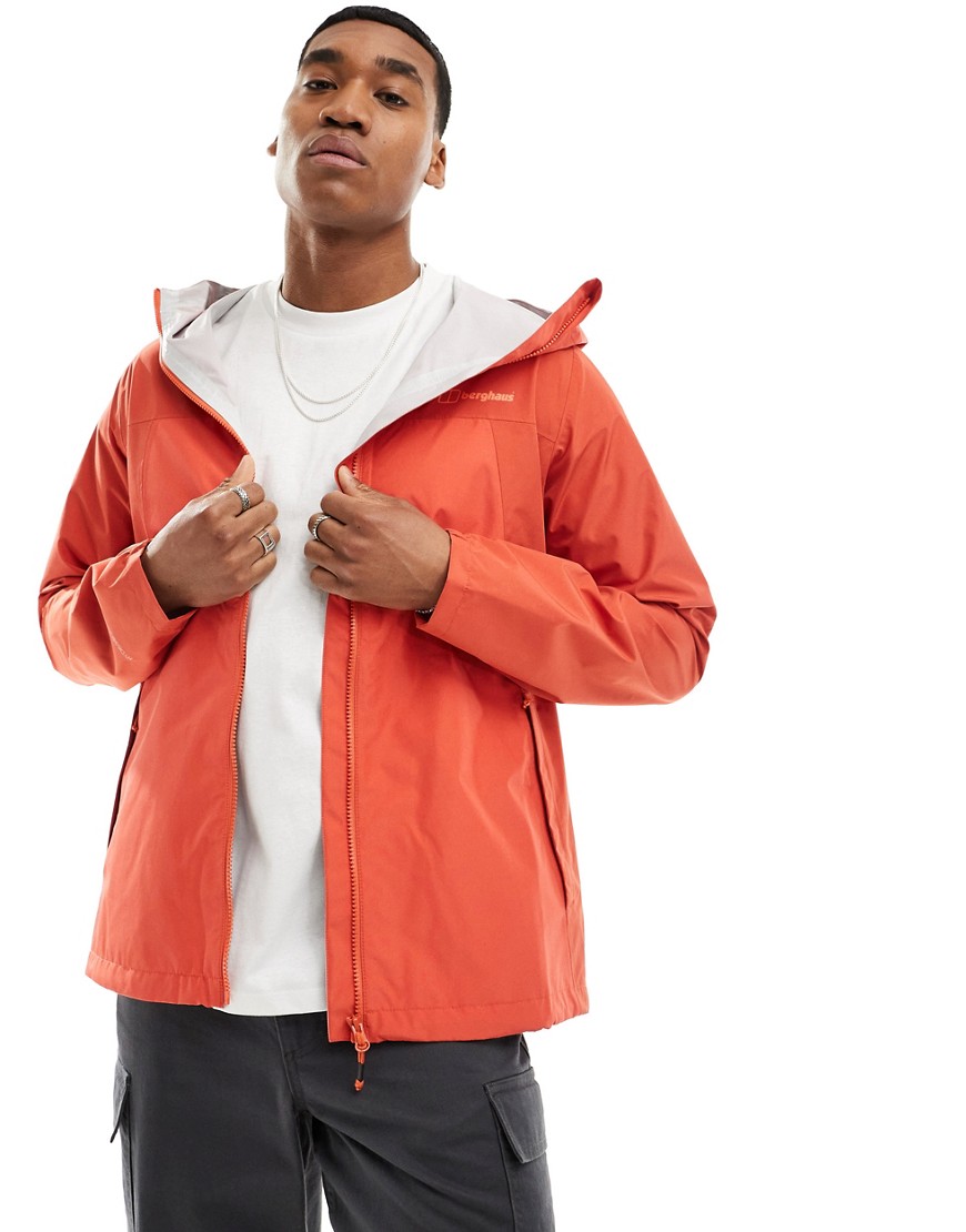 Berghaus Deluge Pro 2.0 waterproof jacket in orange