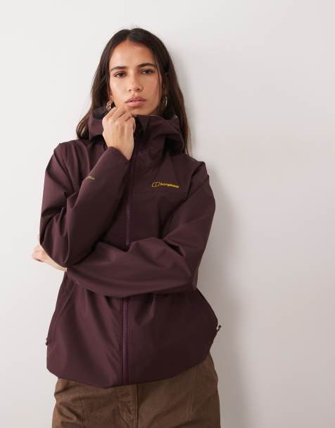 Berghaus Deluge pro 3.0 waterproof jacket in dark purple - view 1