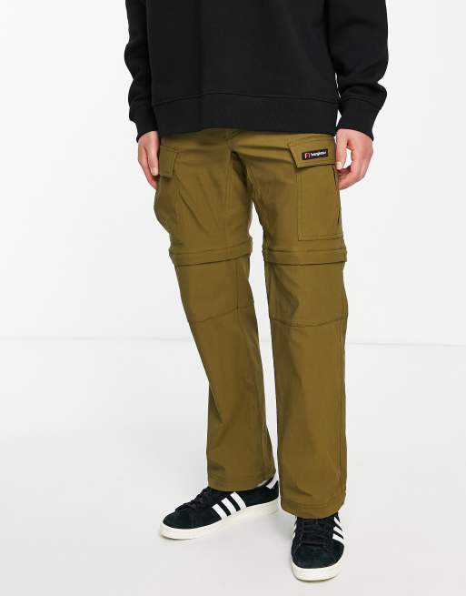 Mens zip off sales cargo trousers