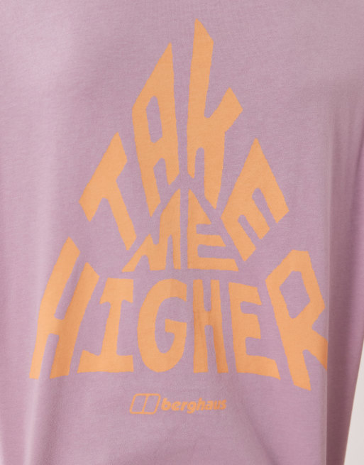 Berghaus Elevate essential t-shirt in pink, 4 of 4