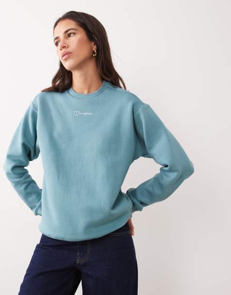 Berghaus Essential logo sweatshirt in light blue - view 1