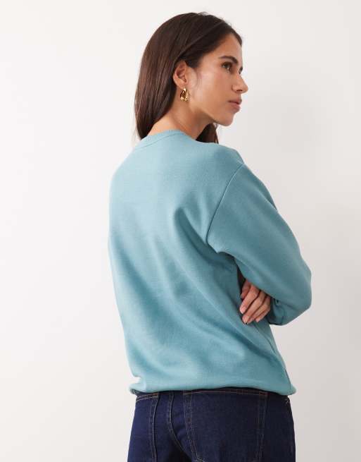 Berghaus Essential logo sweatshirt in light blue, 3 of 4