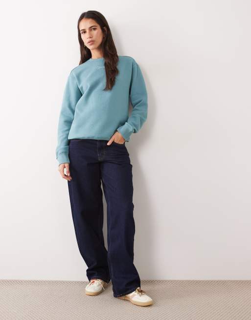 Berghaus Essential logo sweatshirt in light blue, 4 of 4