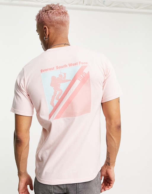 Berghaus Everest Face Expedition t-shirt with print in pink