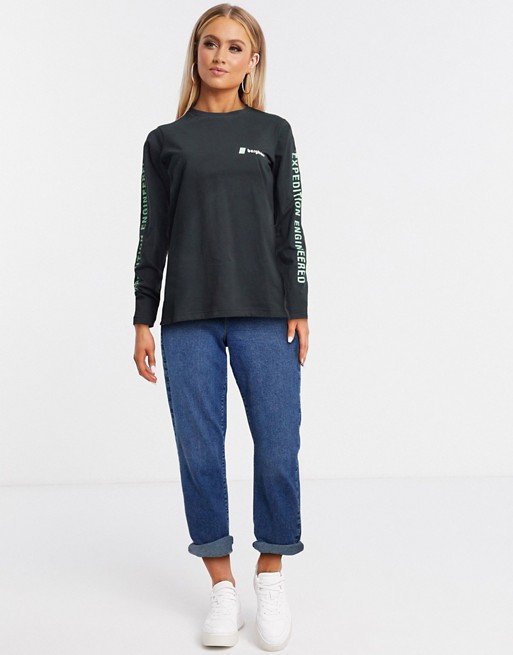 Berghaus Expedition Engineered long sleeved t-shirt in black
