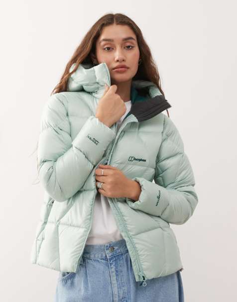 Berghaus Explorer down jacket in light green - view 1