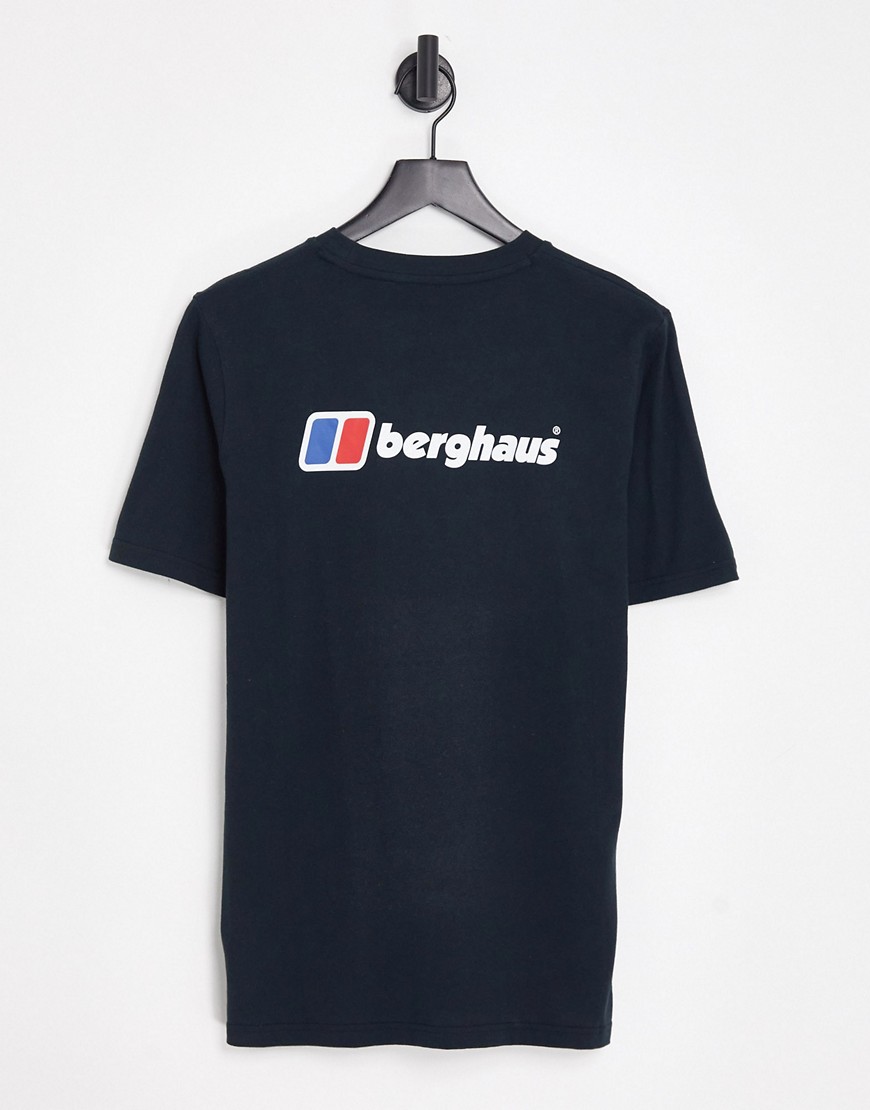 Berghaus Front and Back Logo t-shirt in black