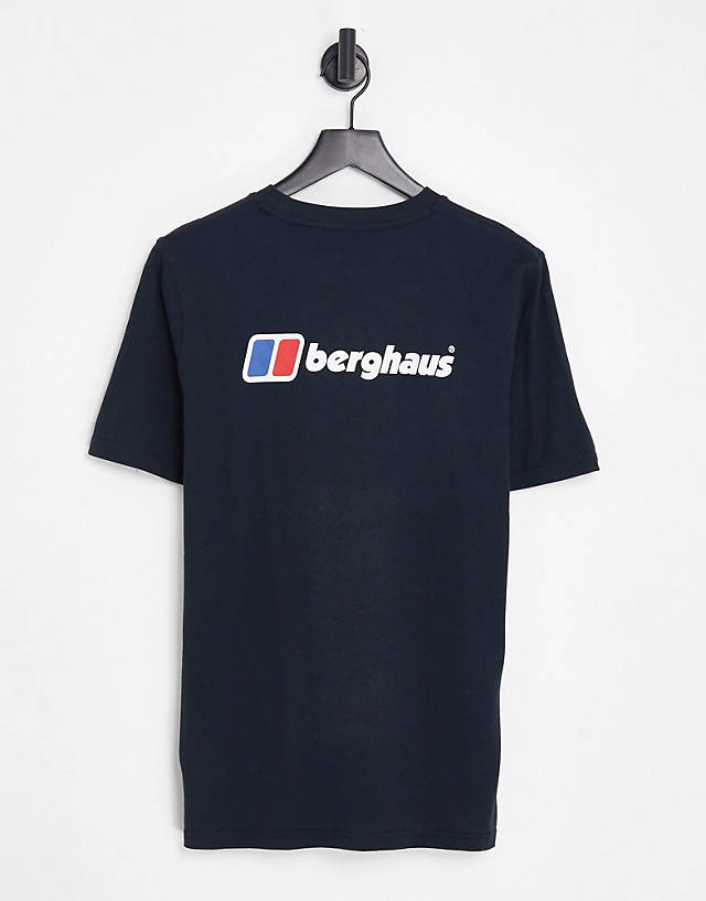 Berghaus - front and back logo t-shirt in black