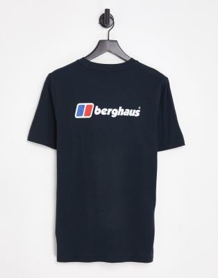 Berghaus Front and Back Logo t-shirt Exclusive in black