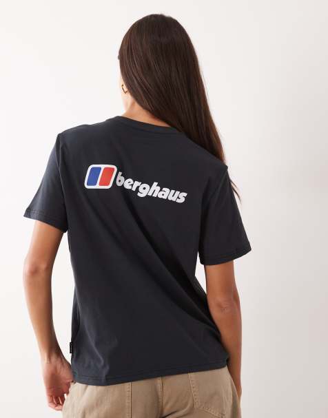 Berghaus Front & back logo t-shirt in black - view 1