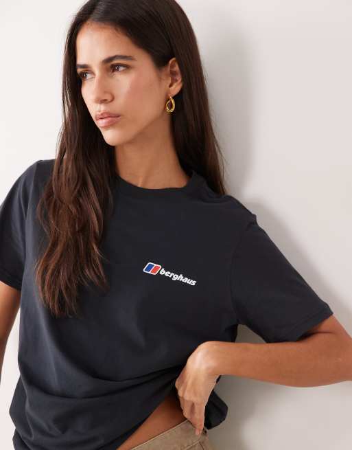 Berghaus Front & back logo t-shirt in black, 2 of 4