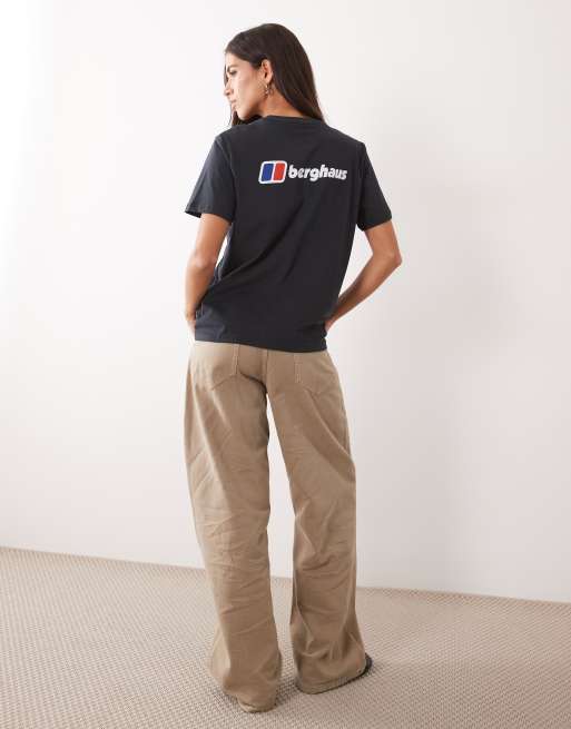 Berghaus Front & back logo t-shirt in black, 3 of 4