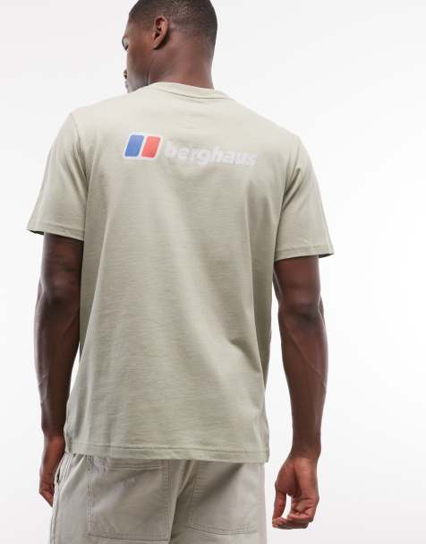 Berghaus Front & back logo t-shirt in light green