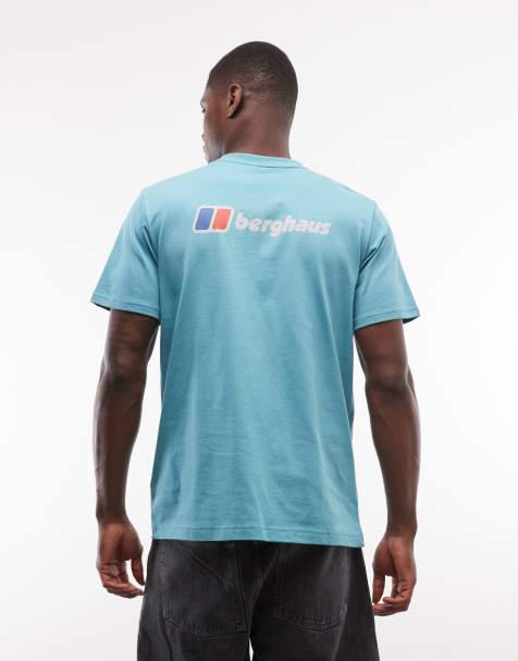 Berghaus Front & back logo t-shirt in mid green