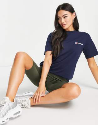 Berghaus Berghaus Front & Back Logo t-shirt in navy