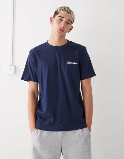Berghaus Front & back logo t-shirt in navy - view 1