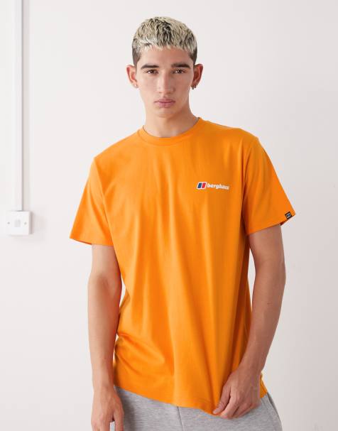 Berghaus Front & back logo t-shirt in orange - view 1