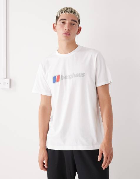 Berghaus Front & back logo t-shirt in white