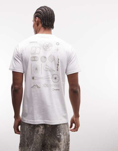 Berghaus Geo-mountaintry essential t-shirt in white