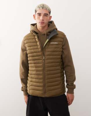 Berghaus Gilet men's vaskye synthetic insulated vest in brown
