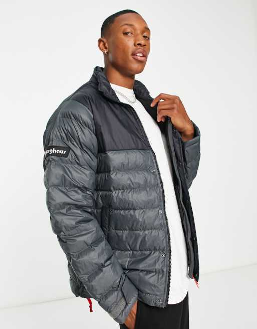 Berghaus Glenshee puffer jacket in black and gray | ASOS