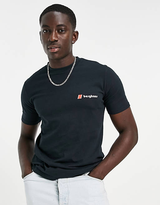  Berghaus Heritage Front and Back Logo t-shirt in black Exclusive at  