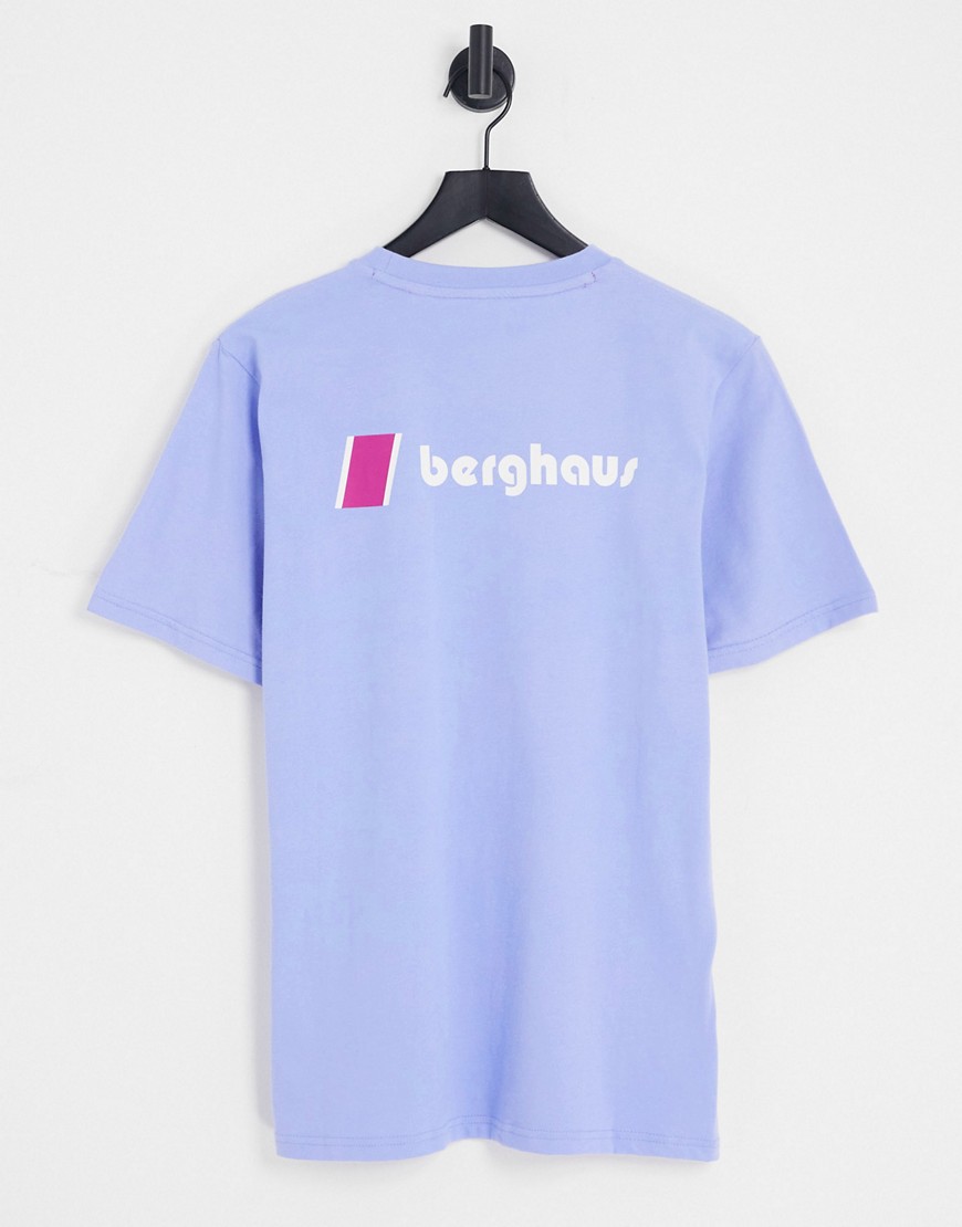 Heritage Front and Back Logo t-shirt in purple
