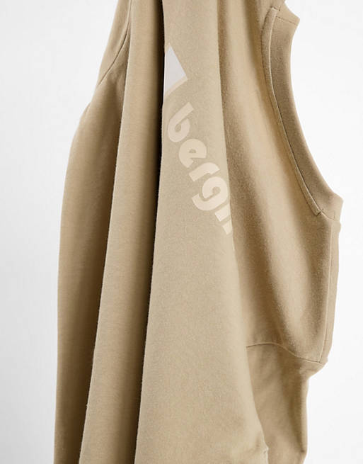  Berghaus Heritage front and back long sleeve t-shirt in beige Exclusive at  