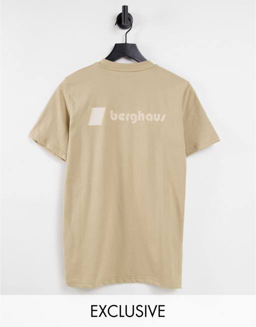 Berghaus Heritage front and back tshirt in beige Exclusive at ASOS ASOS