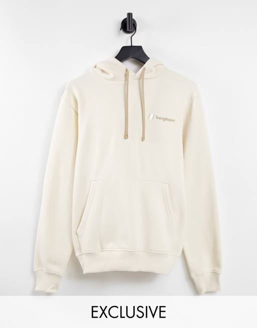 Berghaus – Heritage – Kapuzenpullover in Beige mit kleinem Logo, exklusiv bei ASOS
