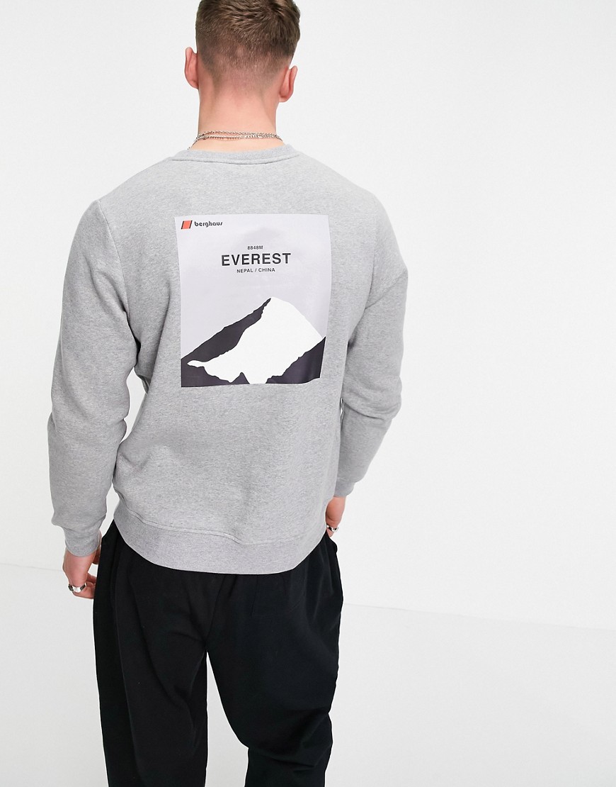 Berghaus Heritage logo hoodie in gray-Grey