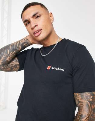 Berghaus Heritage Logo t-shirt in black 