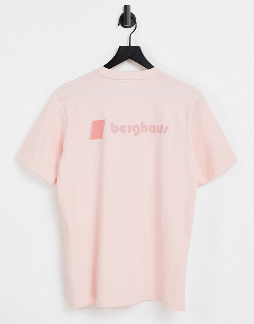 Berghaus Heritage Logo t-shirt in pink